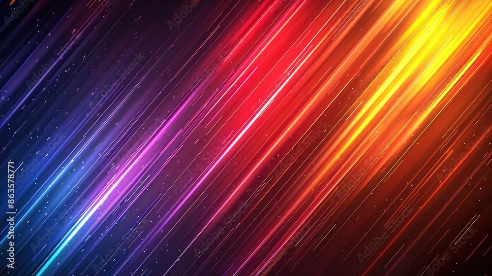 Glowing and smok blue and red waves on red, blue, black background, Generate AI. Glowing and smok blue and red waves on red, blue, black background, Generate AI.