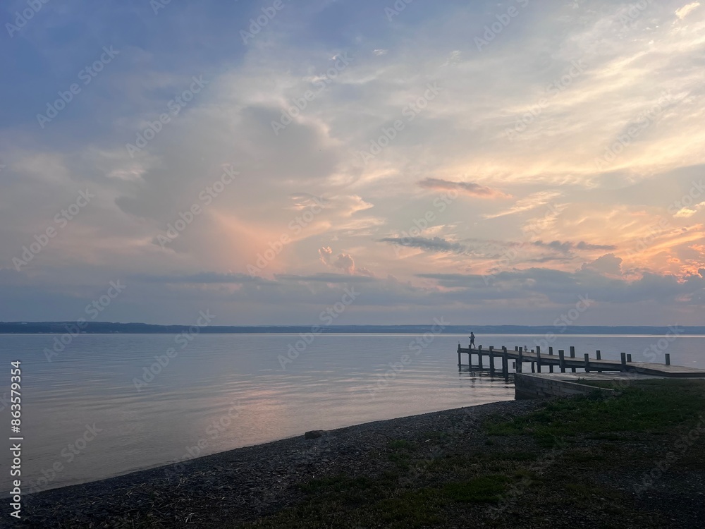 Obraz premium sunset on the beach