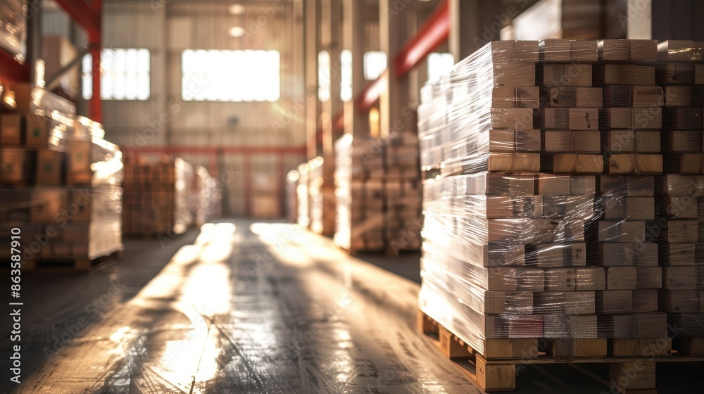 Pallets of goods Pallets of goods