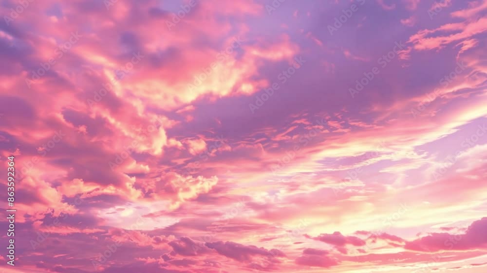 Beautiful sunset sky background, aesthetic view