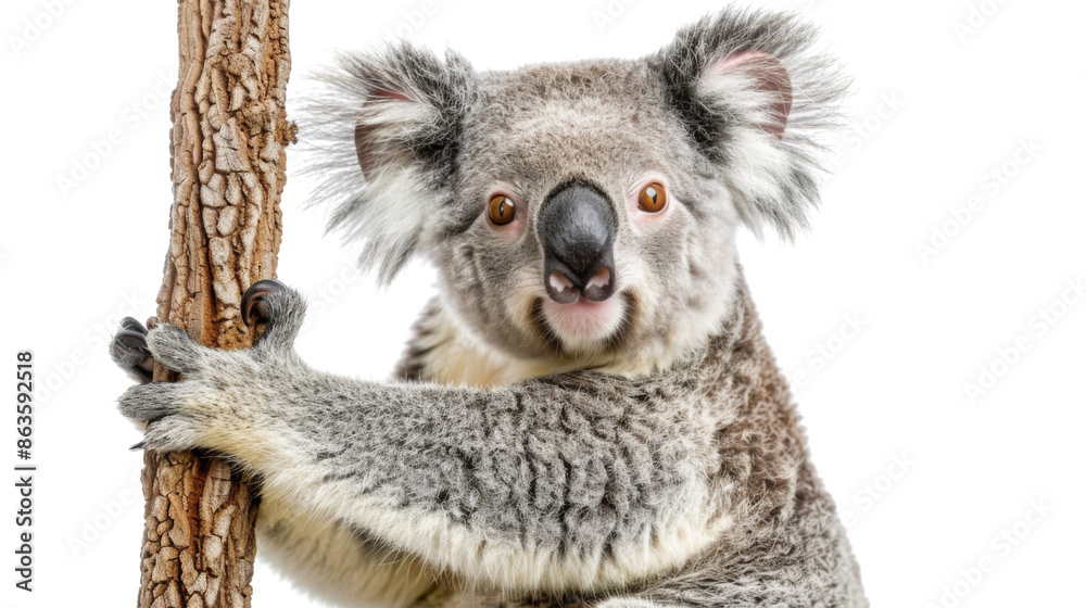 Naklejka premium Koala animal mammal on transparent background