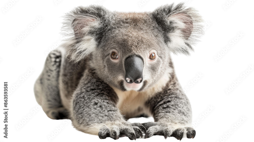 Fototapeta premium Koala animal mammal on transparent background