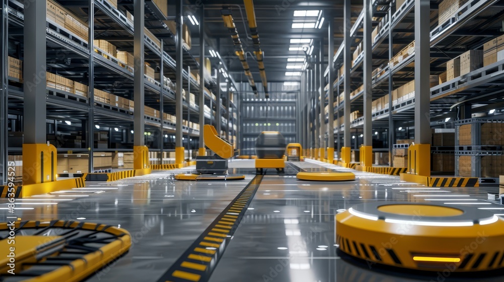 Robotic Precision Inside a CuttingEdge Smart Warehouse Robotic Precision Inside a CuttingEdge Smart Warehouse