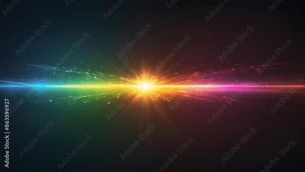 heavy lens flare light leak chromatic aberration overlay effect isolated on transparent background heavy lens flare light leak chromatic aberration overlay effect isolated on transparent background