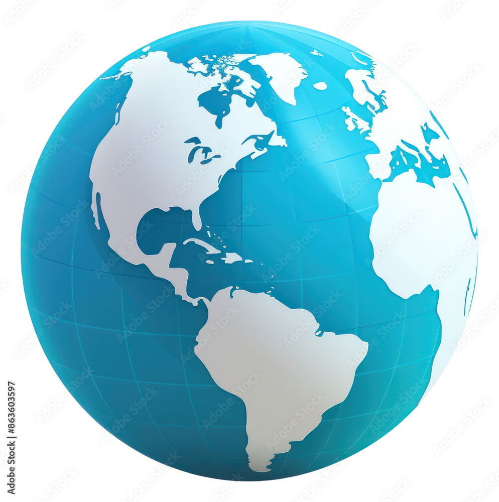 Fototapeta premium PNG Globe sphere planet shape