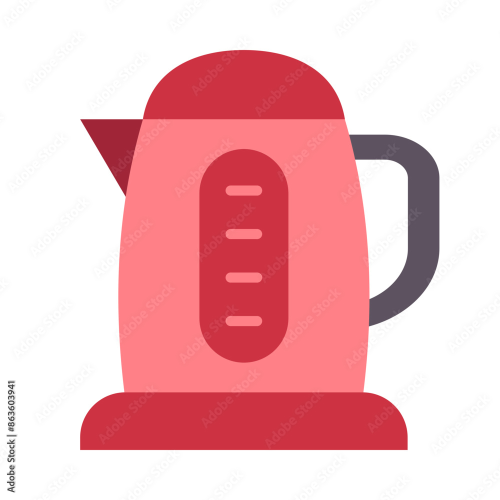 Kettle Flat Icon Design