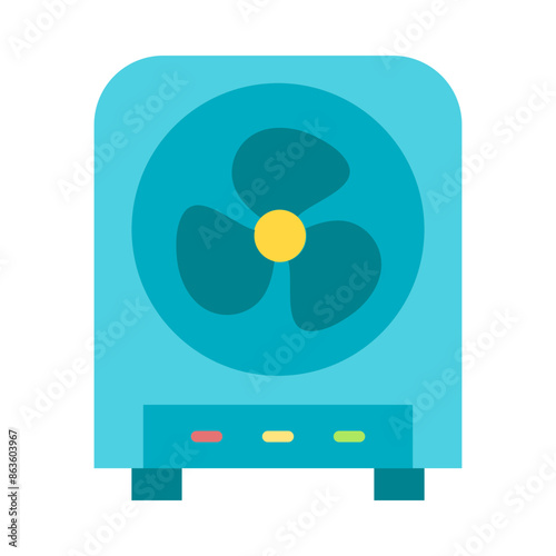 Evaporative Flat Icon Design