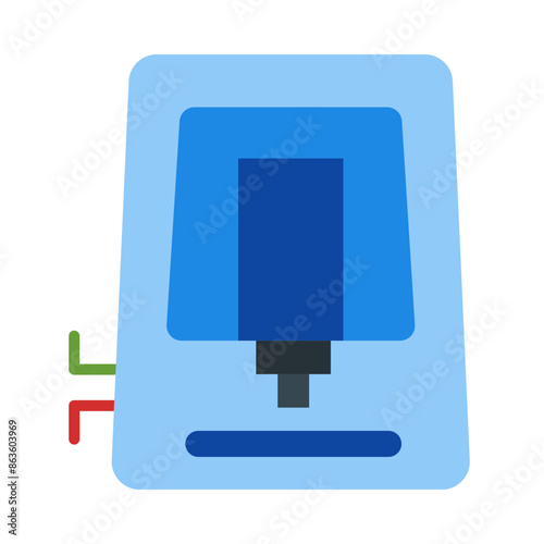 Water Purifier Flat Icon Design
