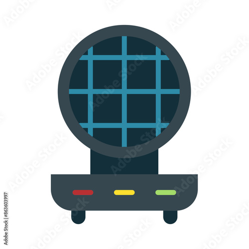 Roti Maker Flat Icon Design