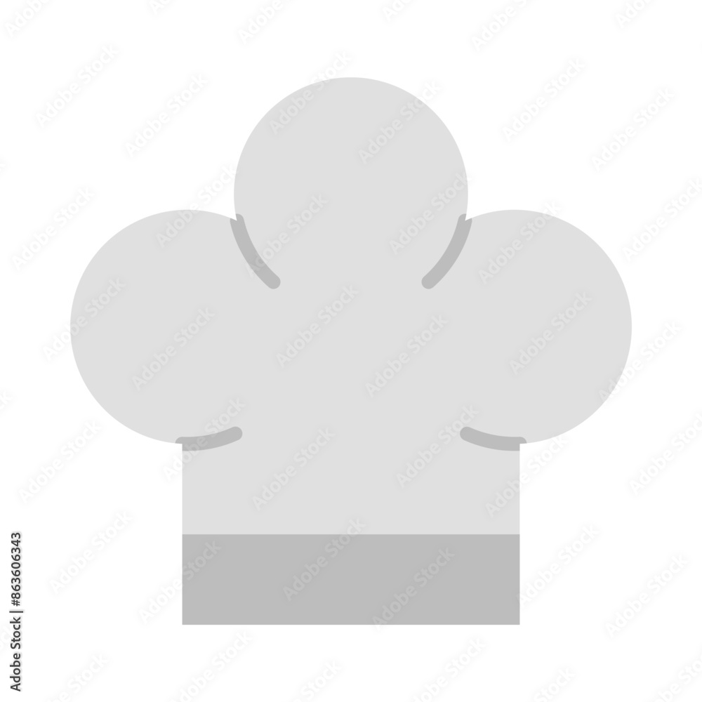 Chef Hat Flat Icon Design Chef Hat Flat Icon Design