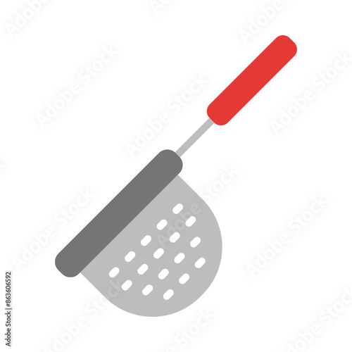 Strainer Flat Icon Design