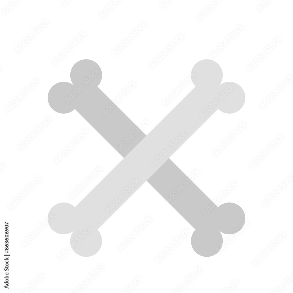 Bones Flat Icon Design Bones Flat Icon Design