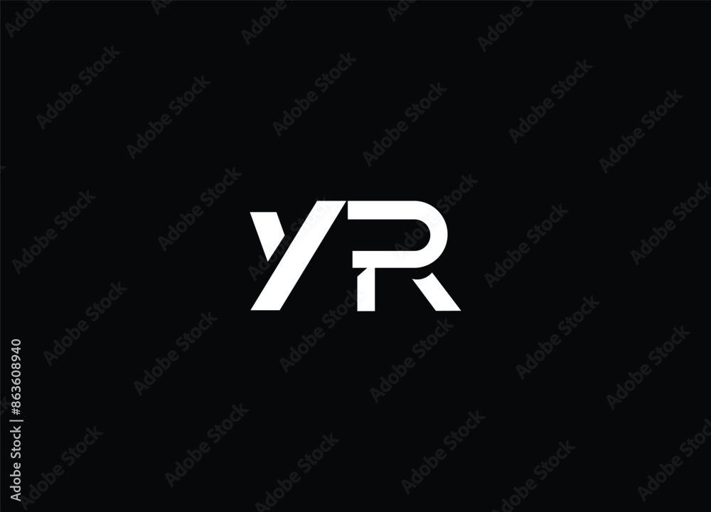YR  letter and initial logo design and monogram logo