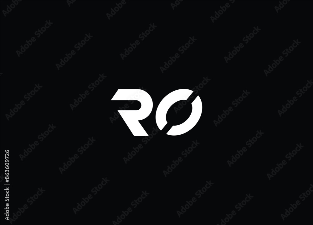 RO letter and initial logo design and monogram logo RO letter and initial logo design and monogram logo