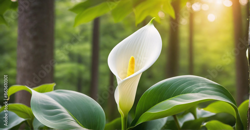 Wallpaper Mural Serene Calla Lily Elegance
 Torontodigital.ca