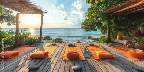 Yoga Deck Overlooking the Ocean