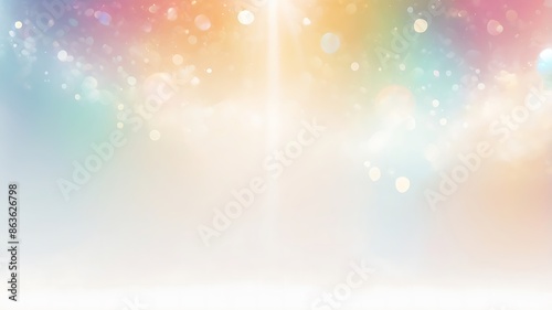 Wallpaper Mural light leak overlay with subtle bokeh effect on transparent background Torontodigital.ca