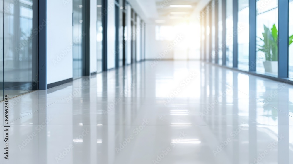 An Artistic Depiction of Brightness in an Empty Hallway An Artistic Depiction of Brightness in an Empty Hallway