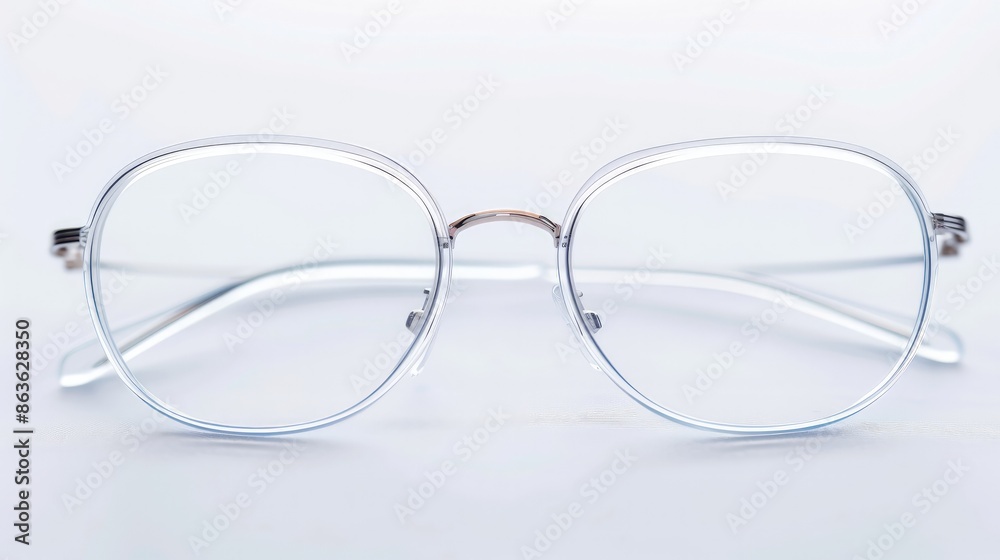 Stunning Silver Wire-Frames Glasses with Blue Lenses in Monochromatic Composition Stunning Silver Wire-Frames Glasses with Blue Lenses in Monochromatic Composition