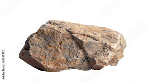 Heavy rock on transparent background