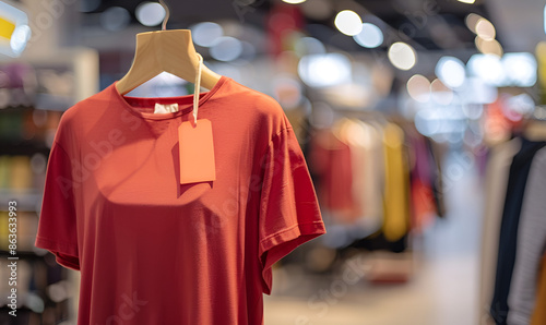 Female Clothing store retail display in shopping mal photo