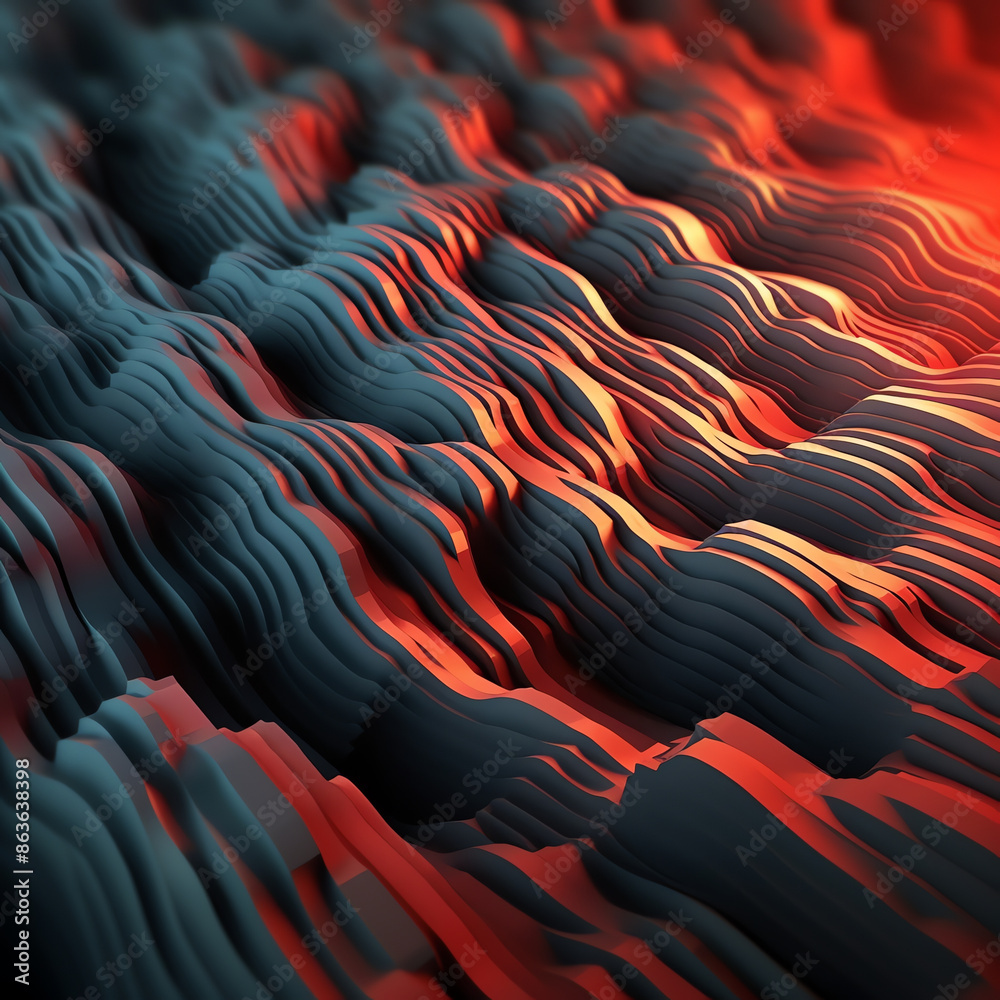 Obraz premium colorful 3d image of a texture