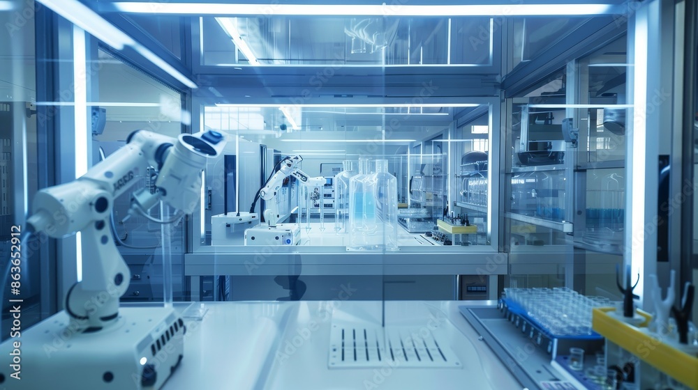Precision in Motion Robotic Arms at Work in a StateoftheArt Laboratory Precision in Motion Robotic Arms at Work in a StateoftheArt Laboratory