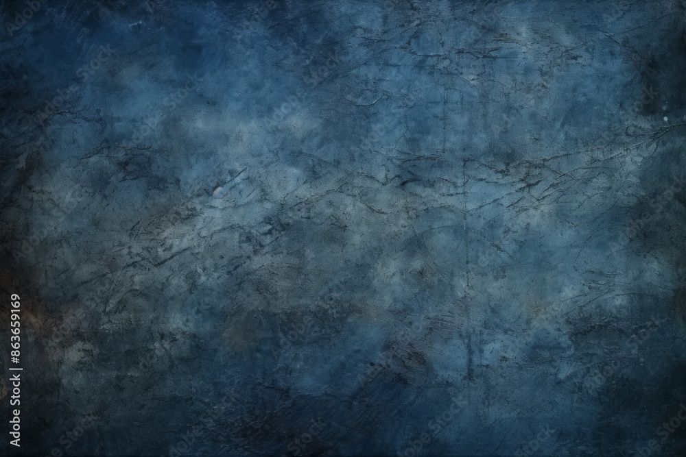 Fototapeta premium Deep Blue Grunge Textured Depths.jpeg