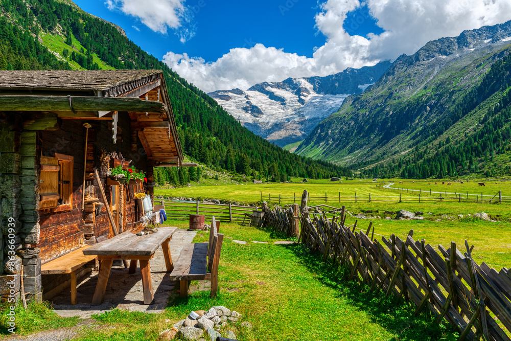 Almhütte im Krimmler Achental