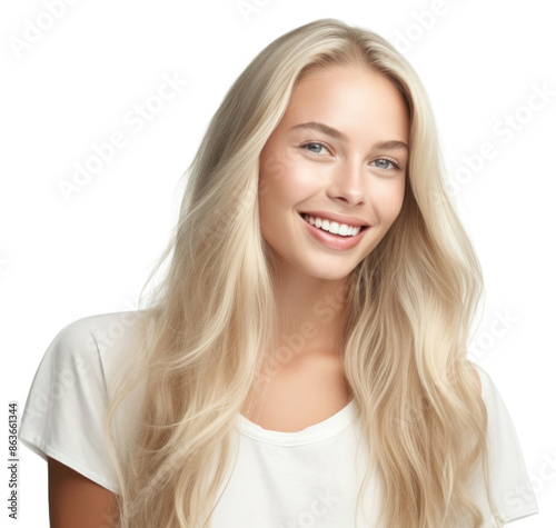 PNG Woman smiling blonde adult.