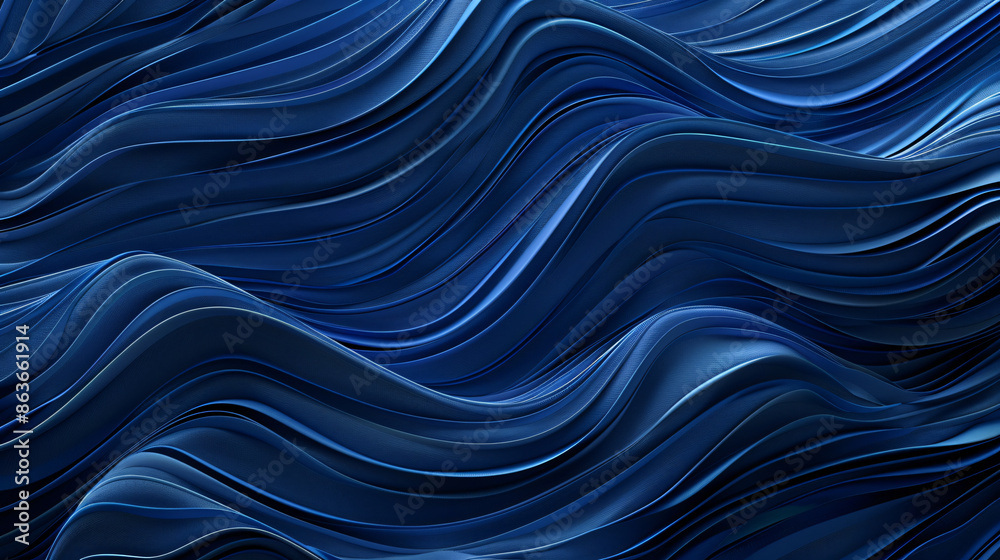 Abstract blue waves background, hand drawn lines Abstract blue waves background, hand drawn lines