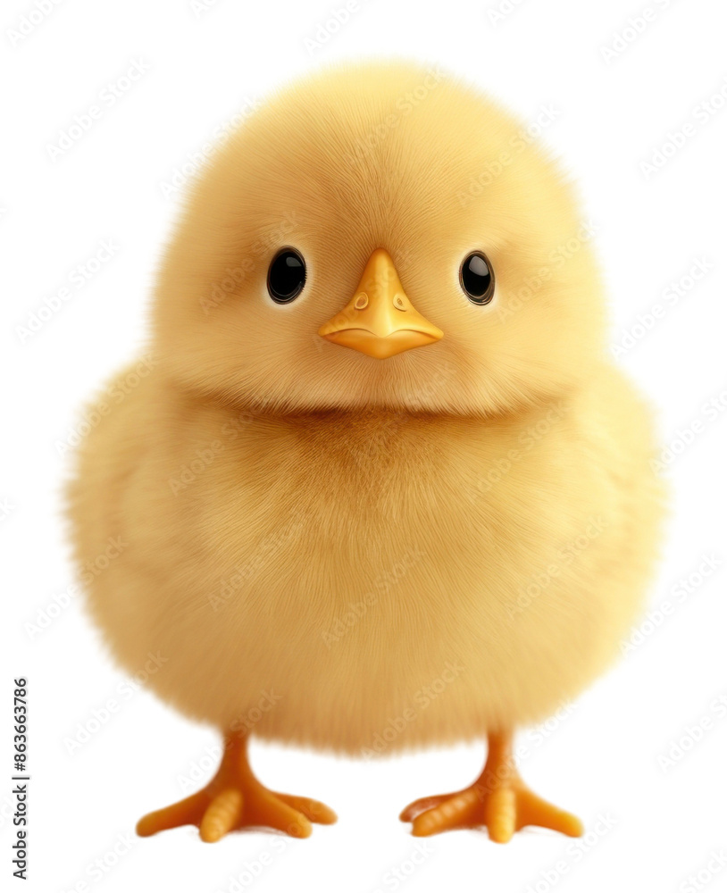 Obraz premium PNG Baby chick animal bird beak.