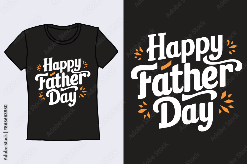 Father day typography t-shirt design illustration. Father day typography t-shirt design illustration.