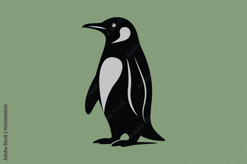 Fototapeta premium Penguin Vector Art & Illustration