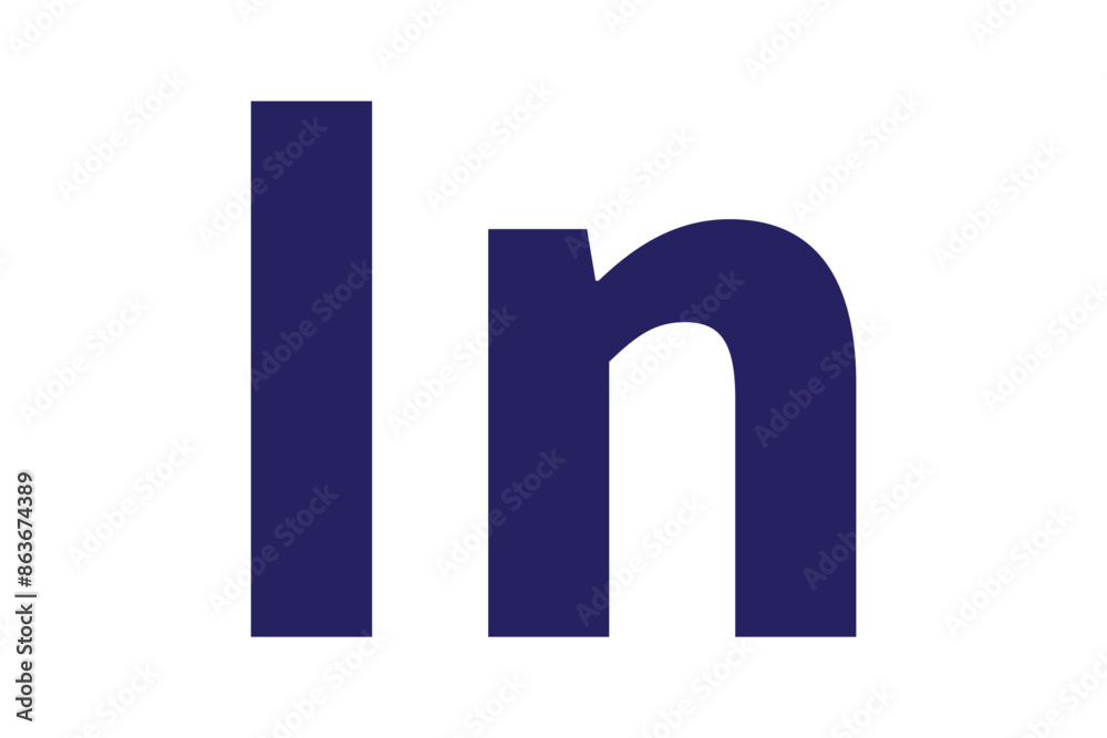 LinkedIn vector logo. Design style for web site and mobile app LinkedIn vector logo. Design style for web site and mobile app