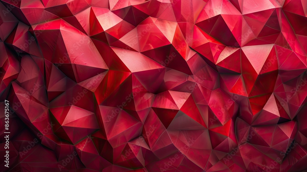 3d abstract red geometric shape digital backgrounds illustration 3d abstract red geometric shape digital backgrounds illustration