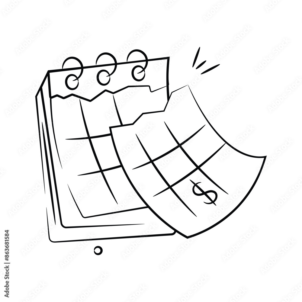 Check this beautifully designed vector of calendar, premium icon of planner Check this beautifully designed vector of calendar, premium icon of planner