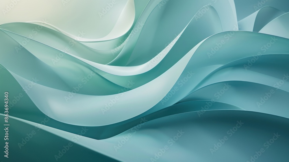 Artistic waves in a smooth gradient creating a serene visual effect. Artistic waves in a smooth gradient creating a serene visual effect.