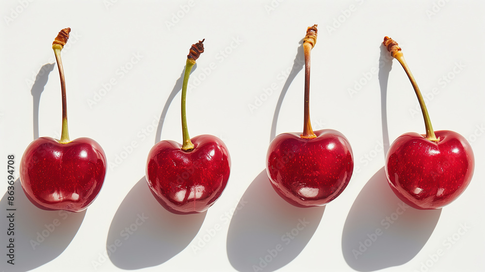 Cherry isolated on white background. Cherry isolated on white background.