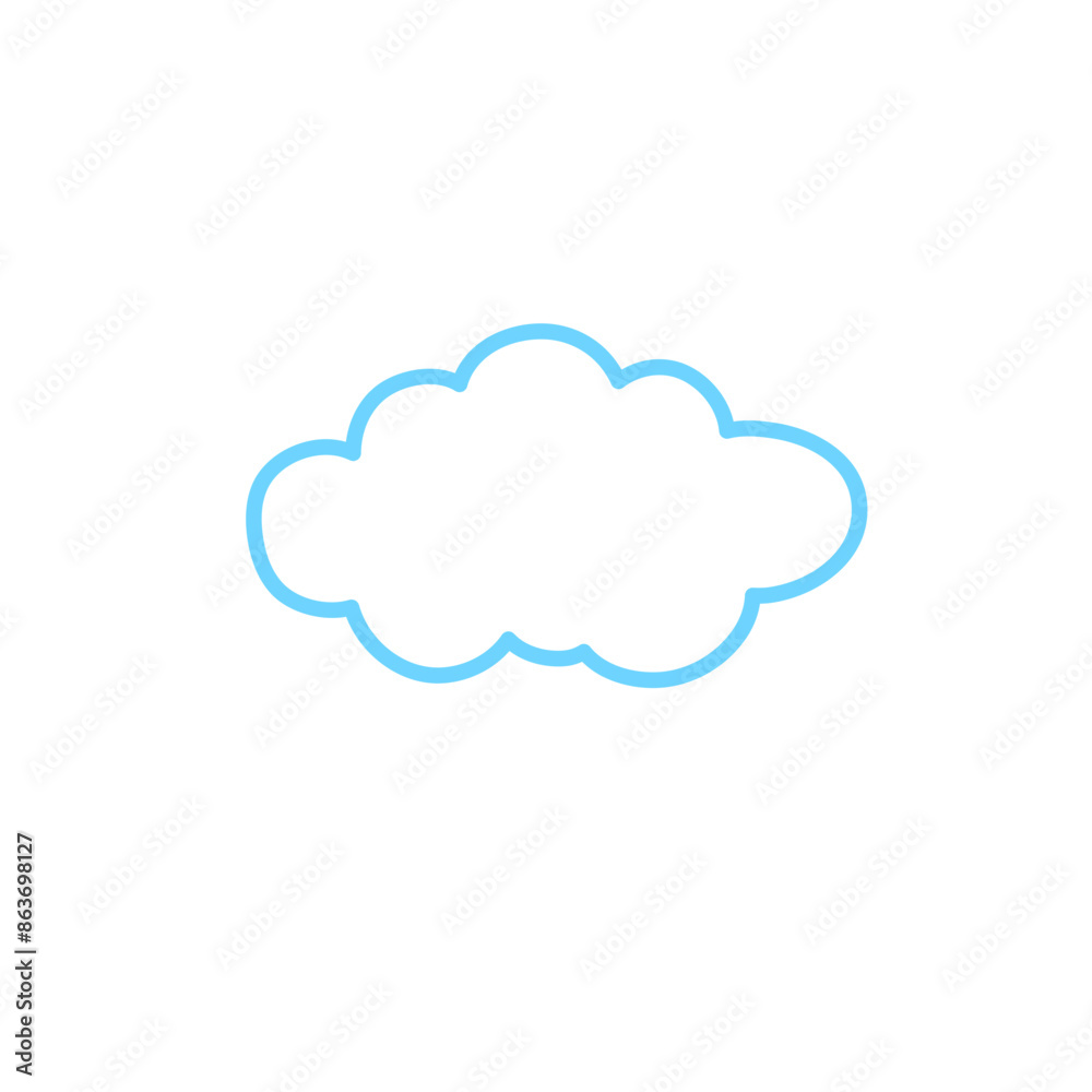Clouds line icon Clouds line icon
