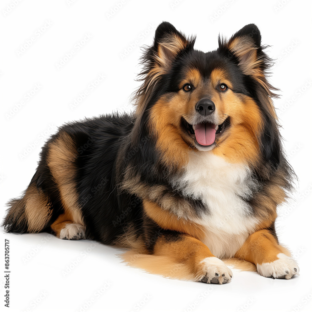 Dog isolated on white background. Dog isolated on white background.