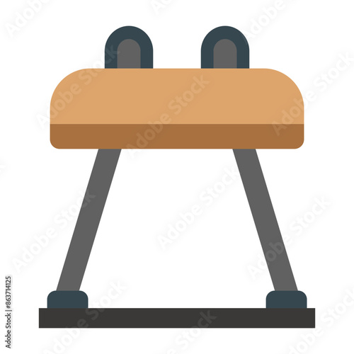 Pommel Horse flat icon