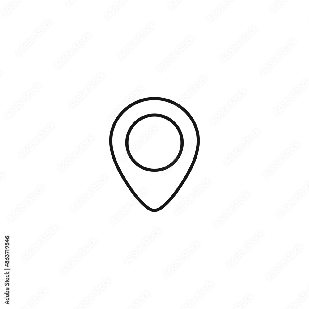Location icon vector. EPS 10 editable vector Location icon vector. EPS 10 editable vector