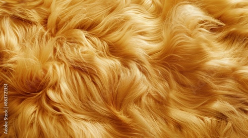 A close up of a furry animal's fur