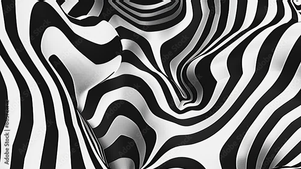 zebra skin pattern. zebra skin background. black and white, thick line, pattern, background