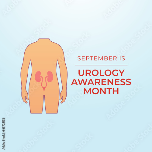 vector graphic of Urology Awareness Month ideal for Urology Awareness Month celebration.