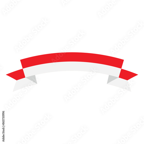Indonesia Flag Ribbon