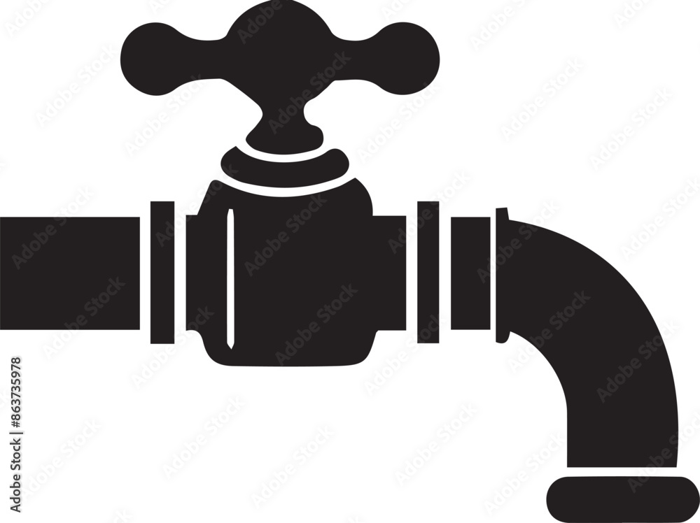 water tap isolated on white water tap isolated on white