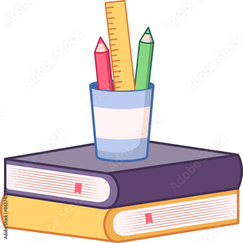 World Book Day Sticker Design