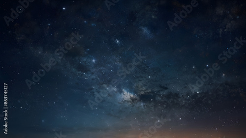 A beautiful night sky filled with stars